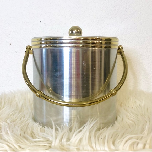 Vintage Dining Vintage Art Deco Ice Bucket Silver Poshmark